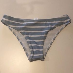 Striped bikini bottom